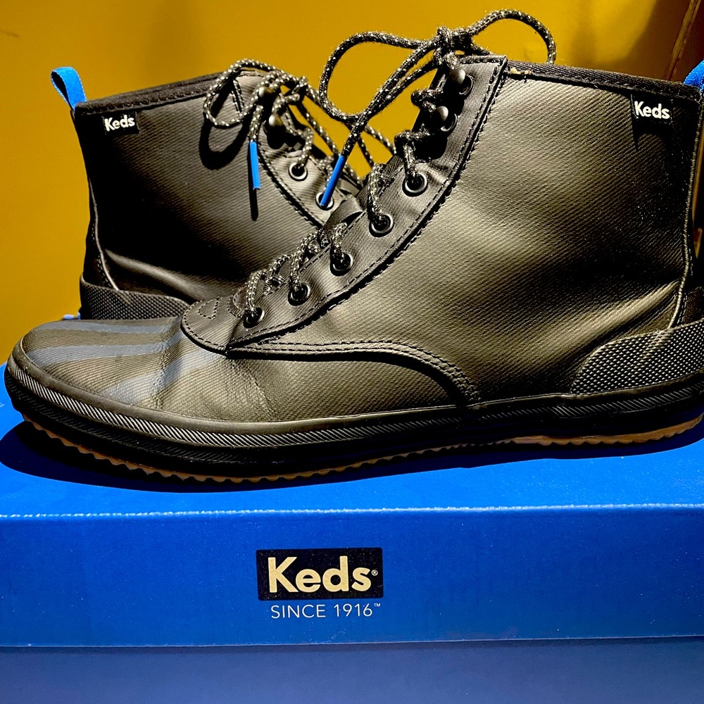 Keds rain boot-black size 9